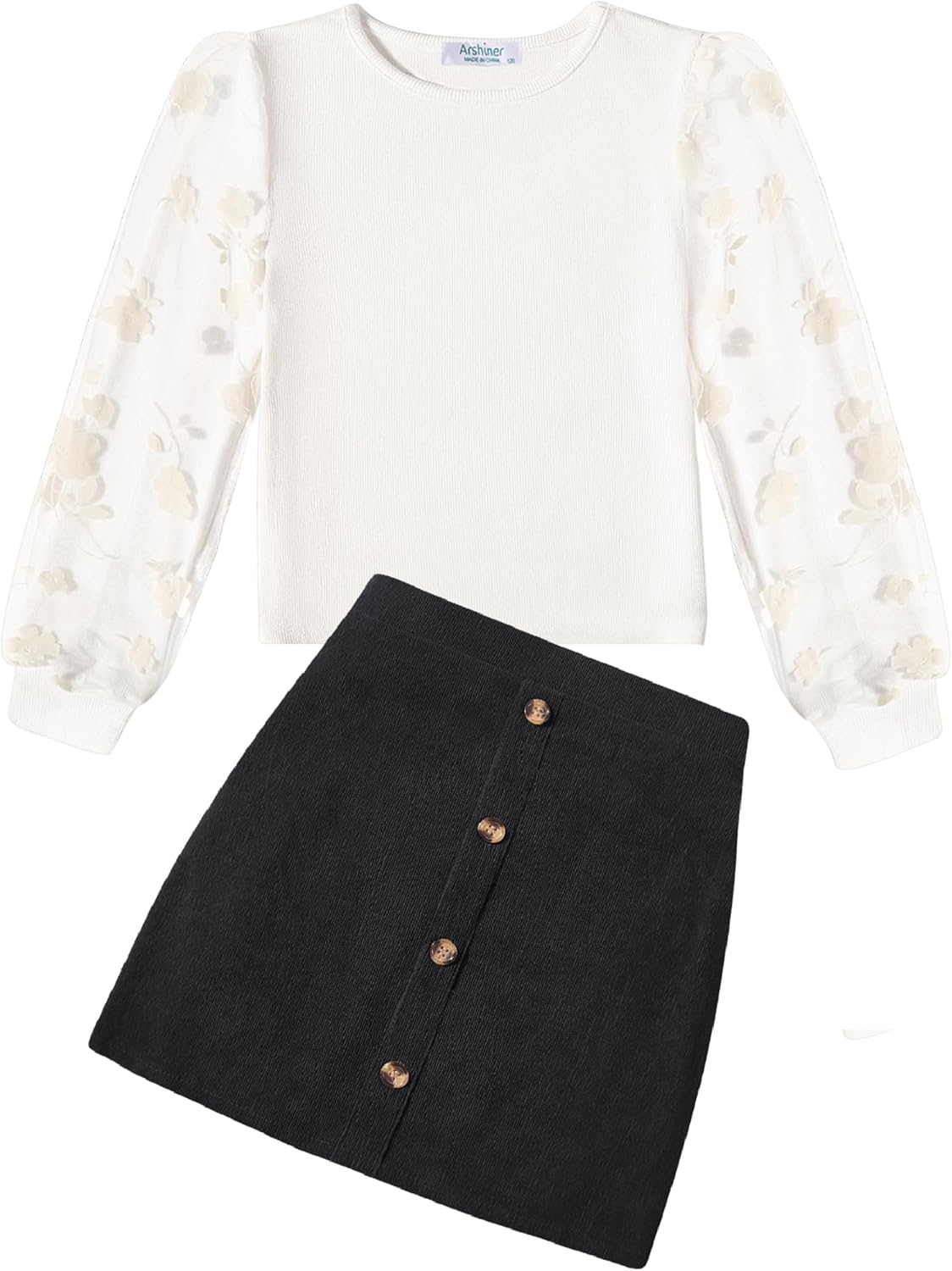 Arshiner Girl's Skirt Sets for Trendy Fall Outfits and Style