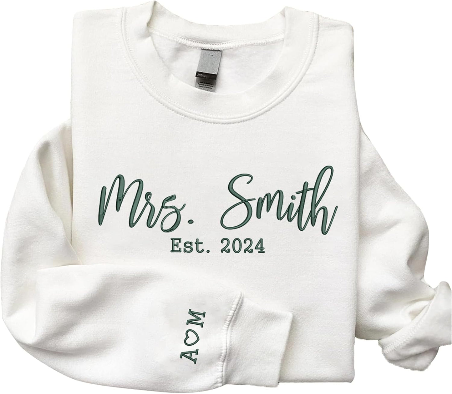 Personalized Mrs. & Future Mrs. Sweatshirts by Mariv