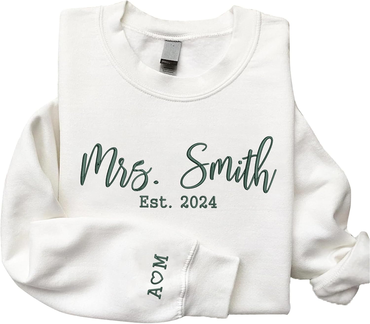 Personalized Mrs. & Future Mrs. Sweatshirts by Mariv