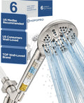 6-Mode High Pressure Handheld Shower Head with Filter - Boosts