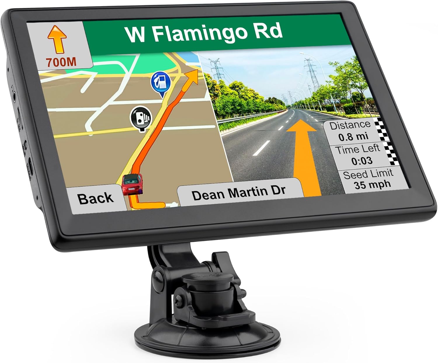 GPS Navigator for Car with 9 Inch Touch Screen and 2025 Maps