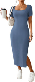 CFLONGE Women's 2025 Summer Maxi Dress for Casual and Stylish Wear