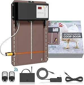 Automatic Chicken Coop Door Opener with Timer and Light Sensor