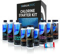 Hot Tub Chemicals Starter Kit - Complete Chlorine pH Spa Starter Kit