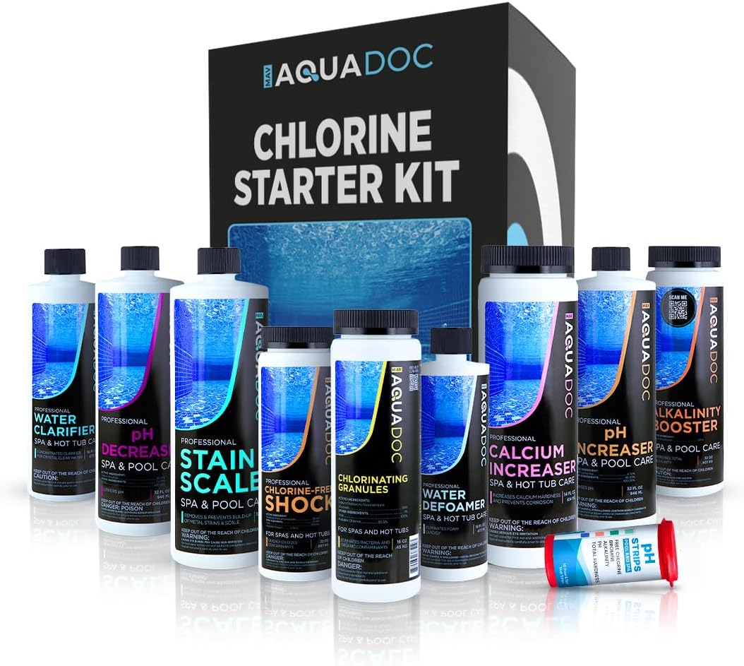 Hot Tub Chemicals Starter Kit for Easy Spa Maintenance