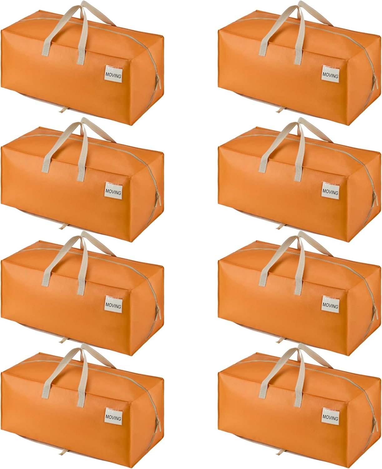 VENO 8 Pack Moving Bags with Backpack Straps for Easy Moving