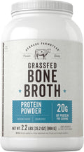 Grassfed Bone Broth Protein Powder - 20g Protein per Serving