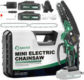 Saker Mini Chainsaw 6 in Cordless Handheld - Compact Yard Tool