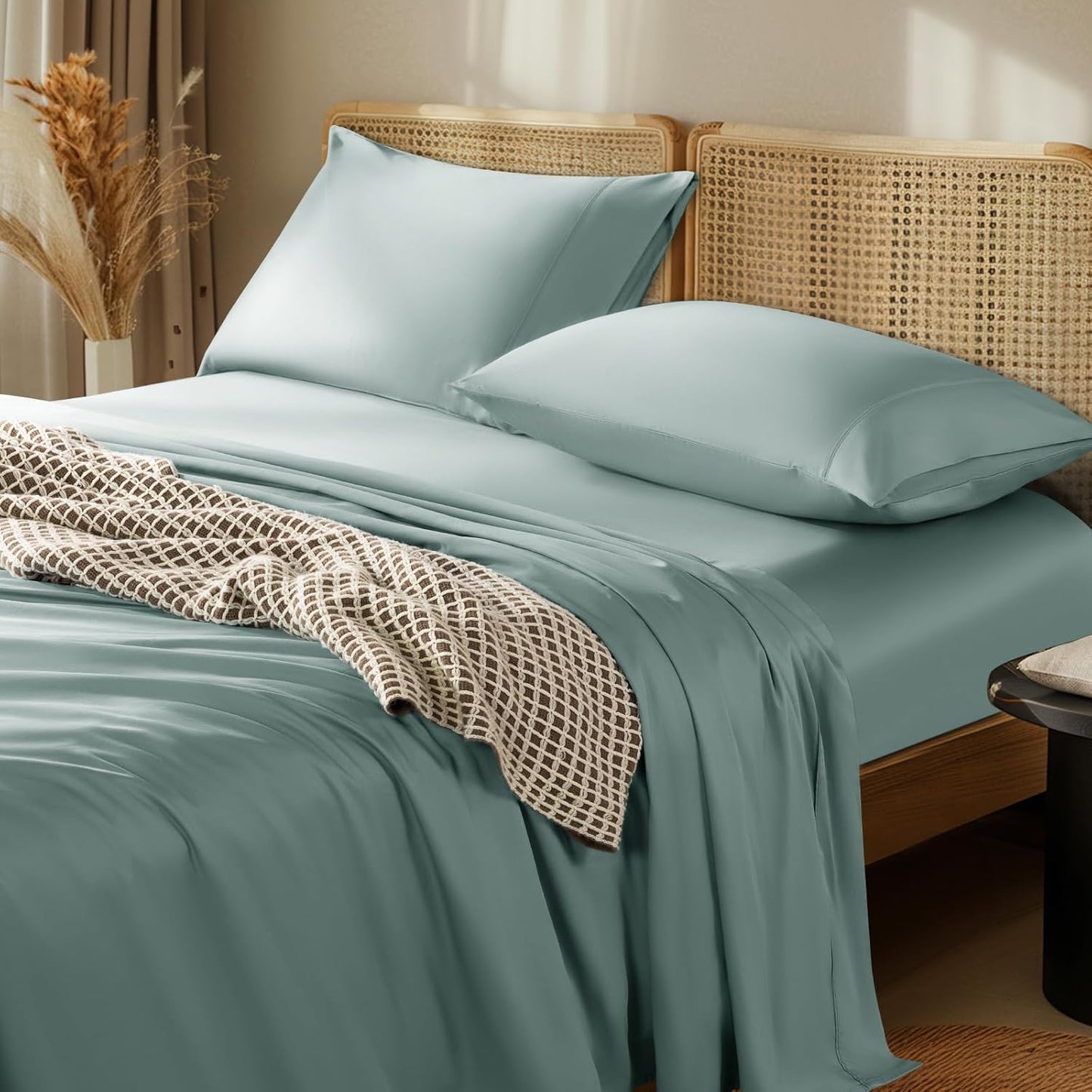LBRO2M 1000 Thread Count Egyptian Cotton Queen Sheet Set