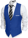 COOFANDY Men's Suit Vest Slim Fit Formal Dress Waistcoat