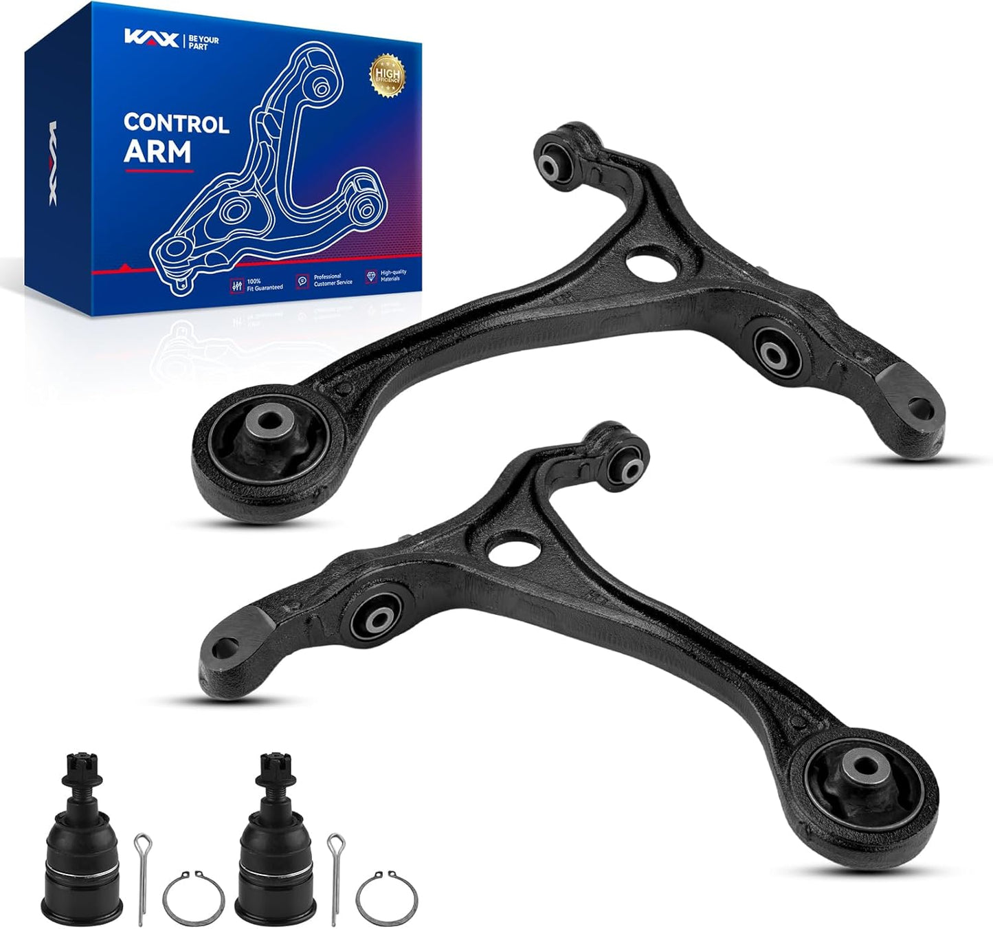 KAX Front Lower Control Arm & Sway Bar Links for Honda Accord