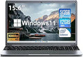 SGIN 15.6 in Laptop 12GB RAM 512GB SSD - Lightweight Full HD