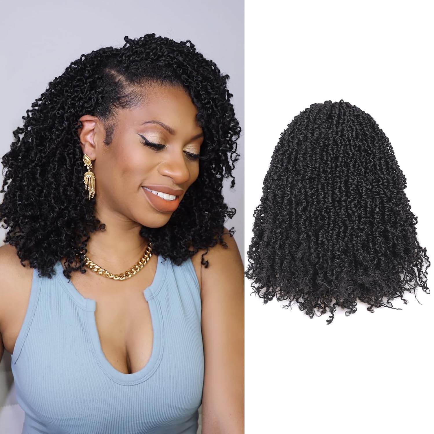 Toyotress Yanky Twist Crochet Hair - Fluffy Spring Mini Twist