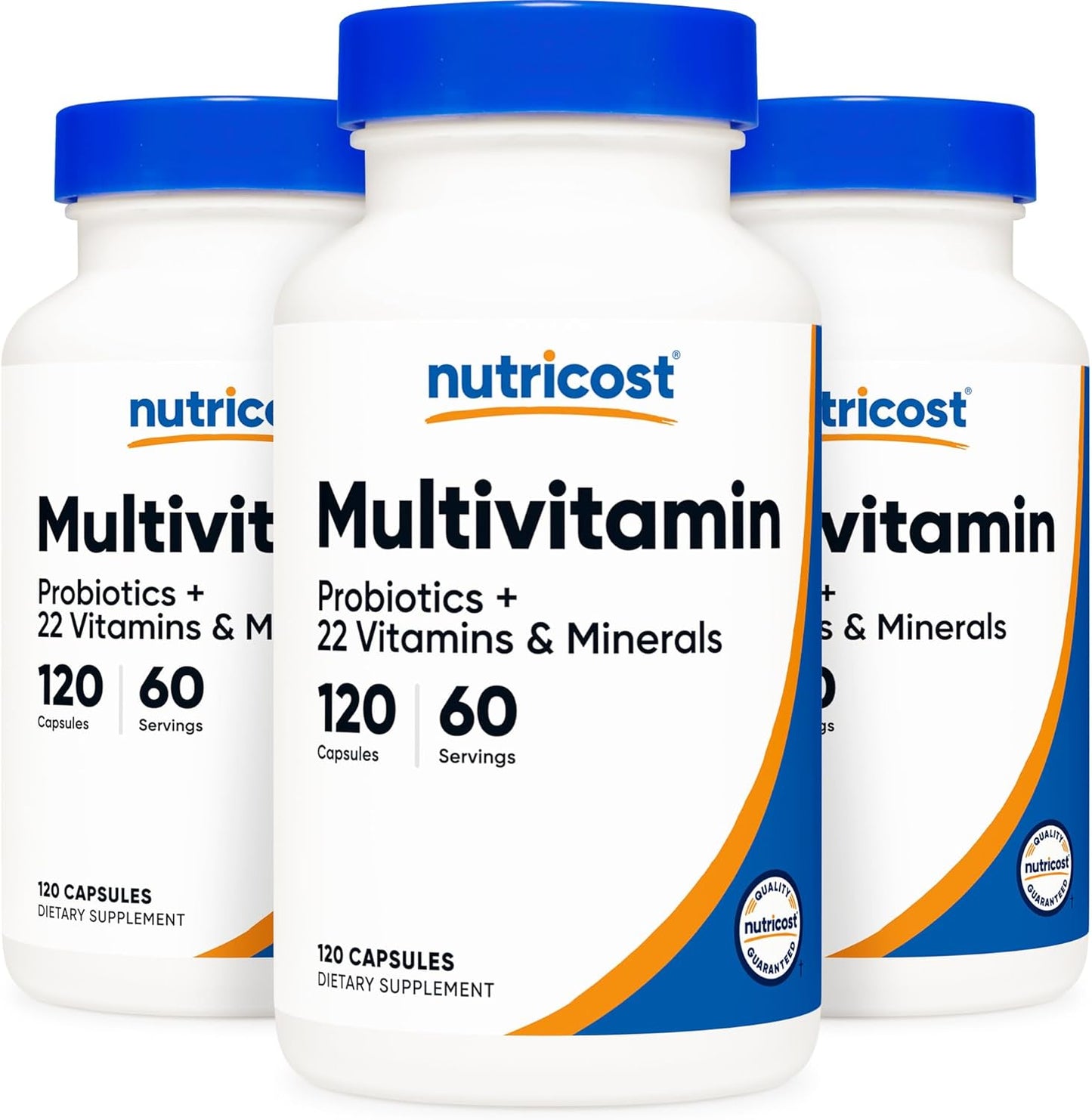 Nutricost Multivitamin with Probiotics - 120 Vegetarian Capsules