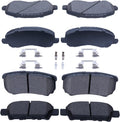 Replacement Front Rear Brake Pads Ceramic for Chrysler Dodge - Quiet