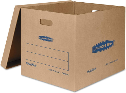 Bankers Box Large Classic Moving Box 5 Pack for Easy Packing