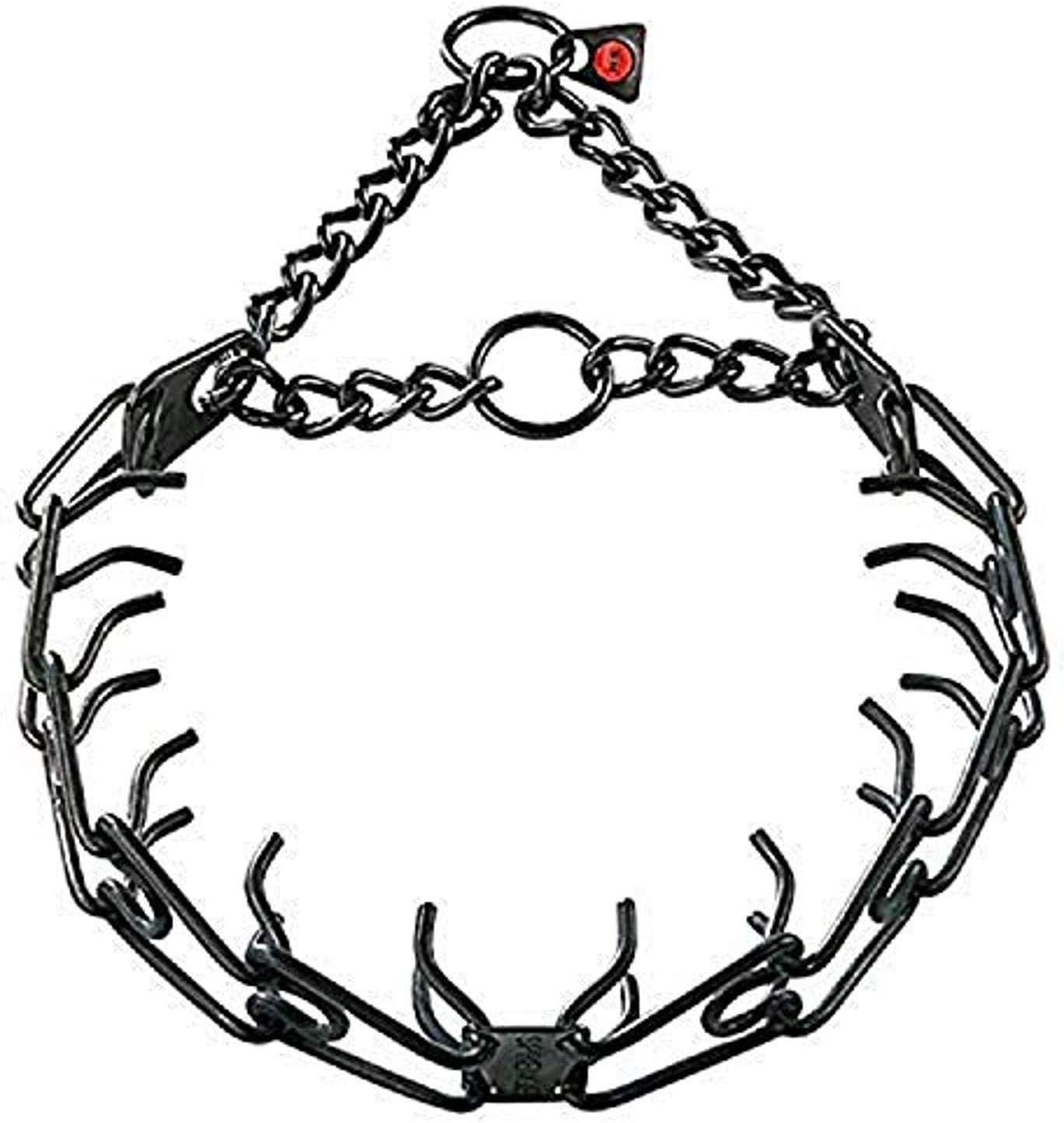Herm Sprenger Black Stainless Steel 2.25mm Prong Collar
