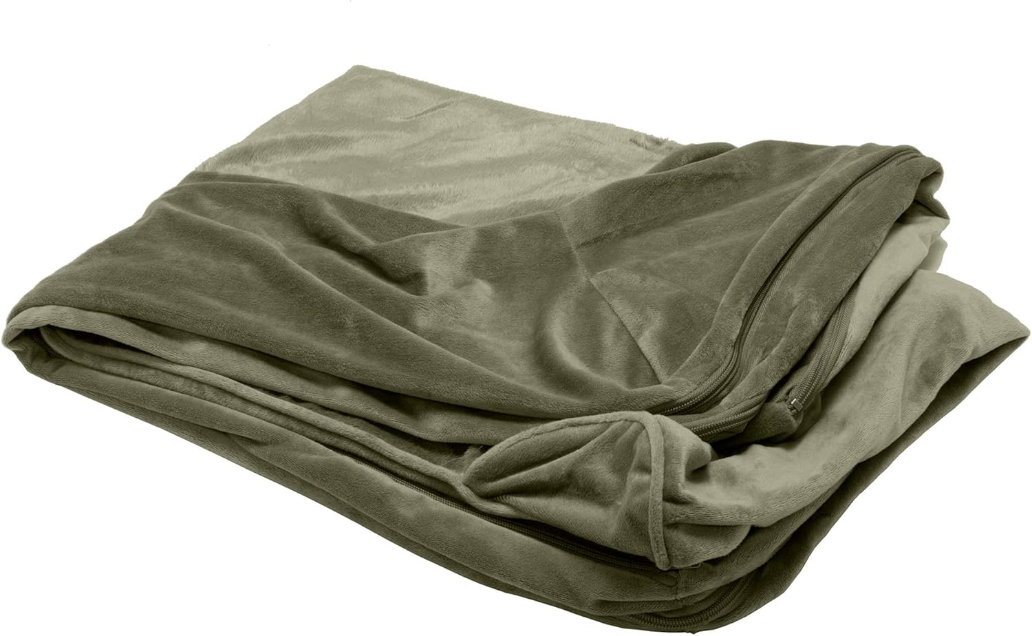 Furhaven Replacement Dog Bed Cover in Dark Sage for Jumbo Beds