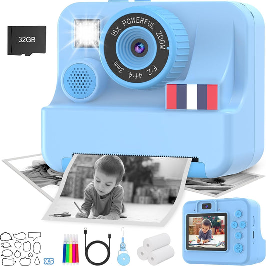 Yosfeng Kids Instant Print Camera - Capture Memories Instantly