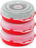 Wreath Storage Box 3-Pack 24 in Round Holders - Stackable Holiday