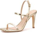 Women's Strappy High Heeled Sandals Open Toe Ankle Strap (Style GGLT)