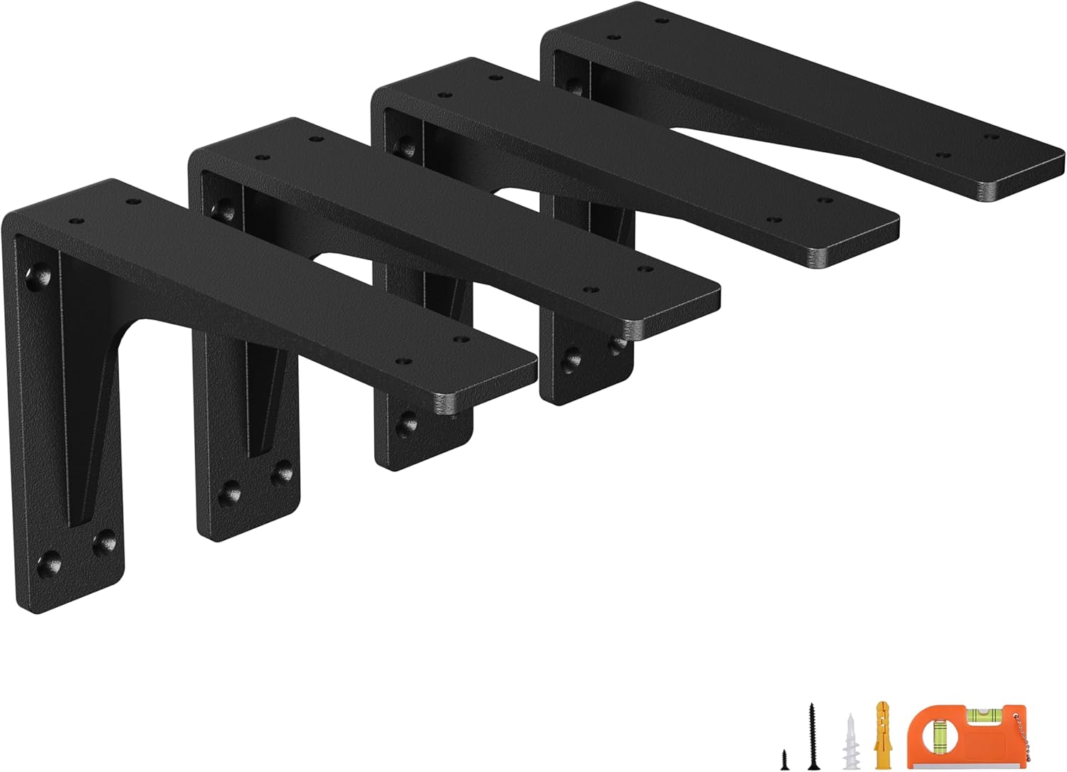 8 Inch Heavy Duty Shelf Brackets for Strong Support and Storage