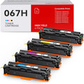067H Toner Cartridge 4 Pack Compatible for Canon - High Yield