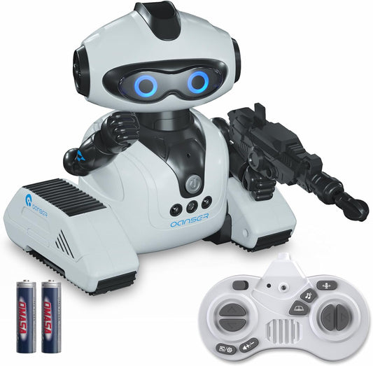 Rechargeable RC Emo Robot with Gesture Sensing & LED Eyes, Fun Recording