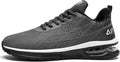 Mens Athletic Running Tennis Shoes Lightweight - Breathable Knit