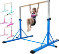 Gymnastics bar 5FT Adjustable Horizontal Bar for Kids - 500 lb