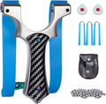 Professional Hunting Slingshot with Fiber Optic Sights and Kit