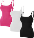 Women Shapewear Tummy Control Camisole Tops - Seamless Square Neck