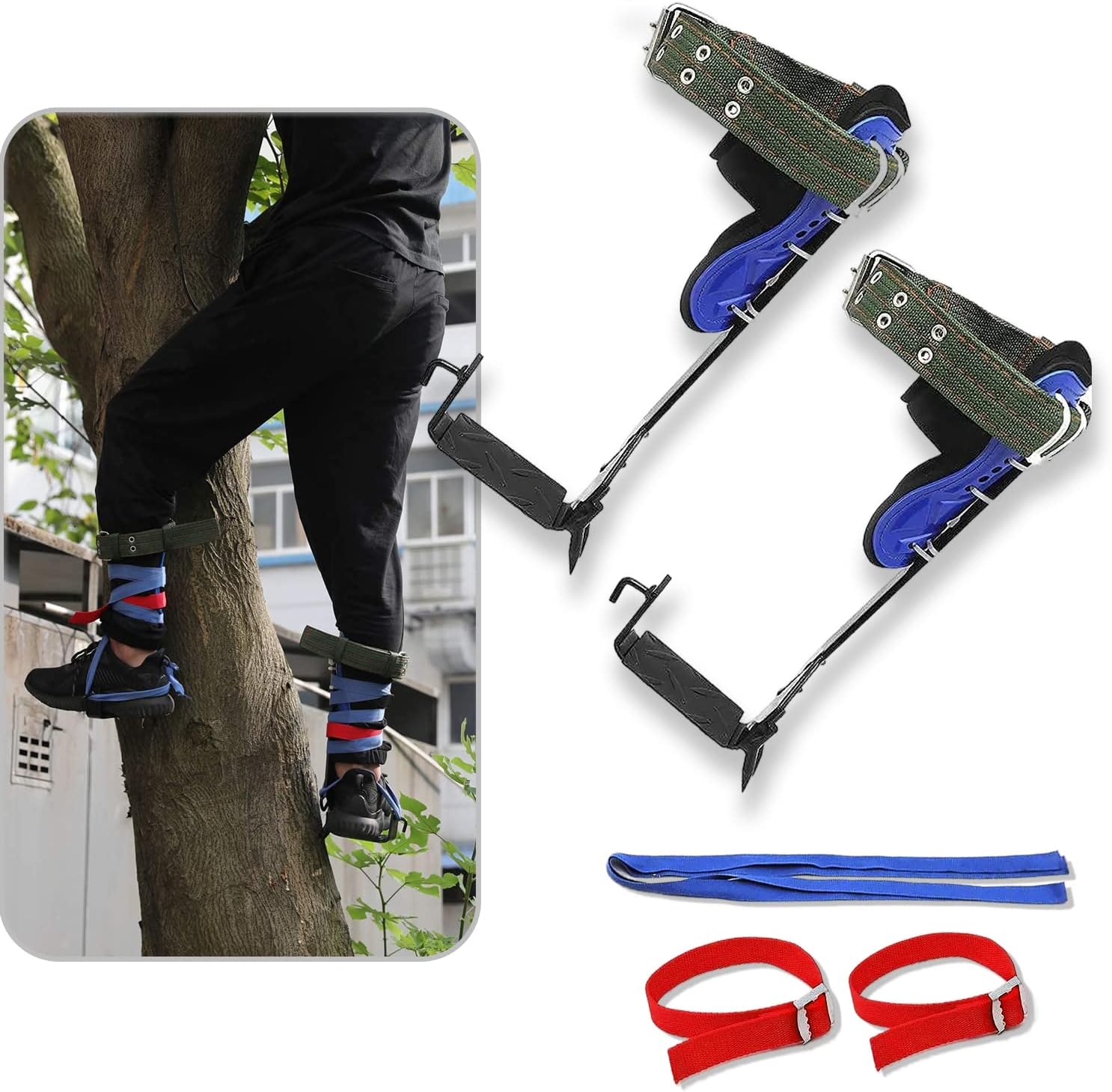 Stainless Steel Climbing Spike Set - Safe & Adjustable