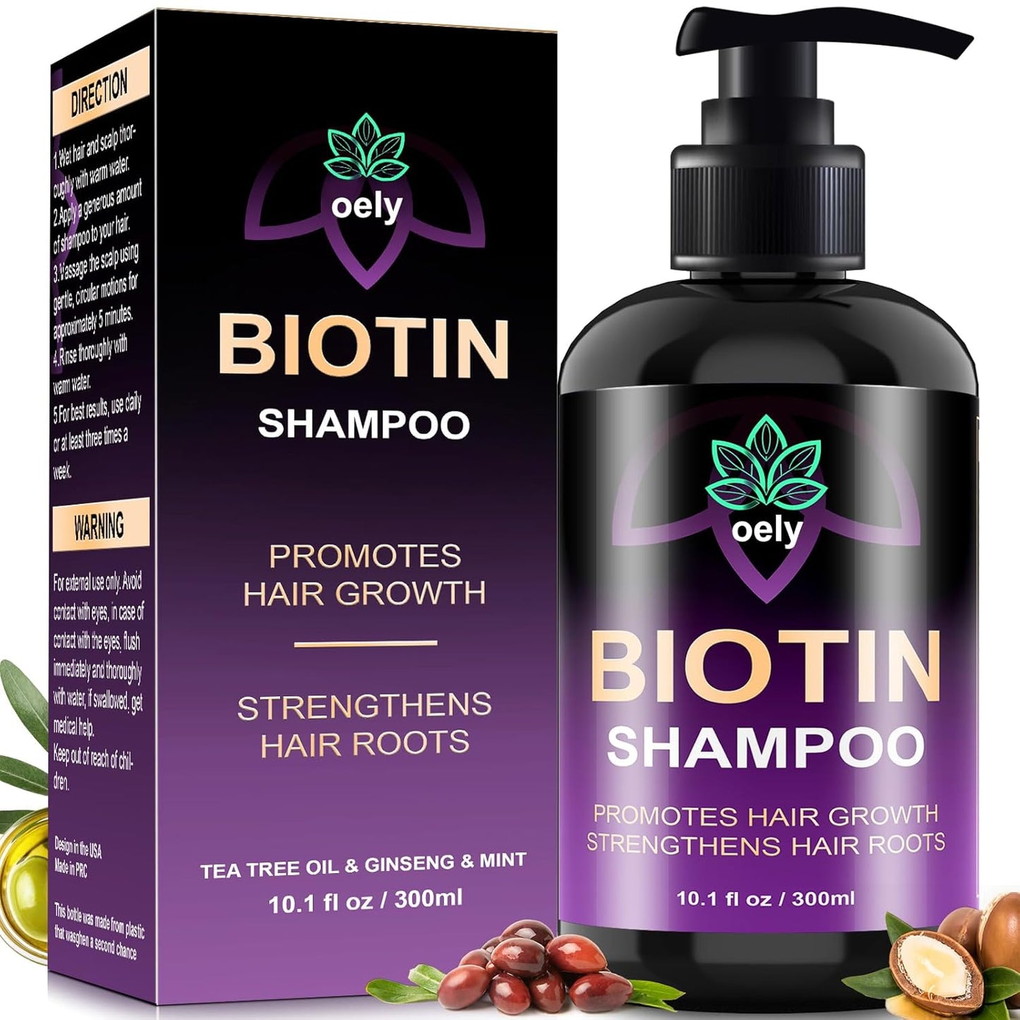 Biotin Hair Growth Shampoo for Thicker, Fuller Hair - 10.1 Fl Oz