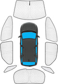 KMF 8pcs Thicken Full Window Sun Shades for Chevrolet Equinox