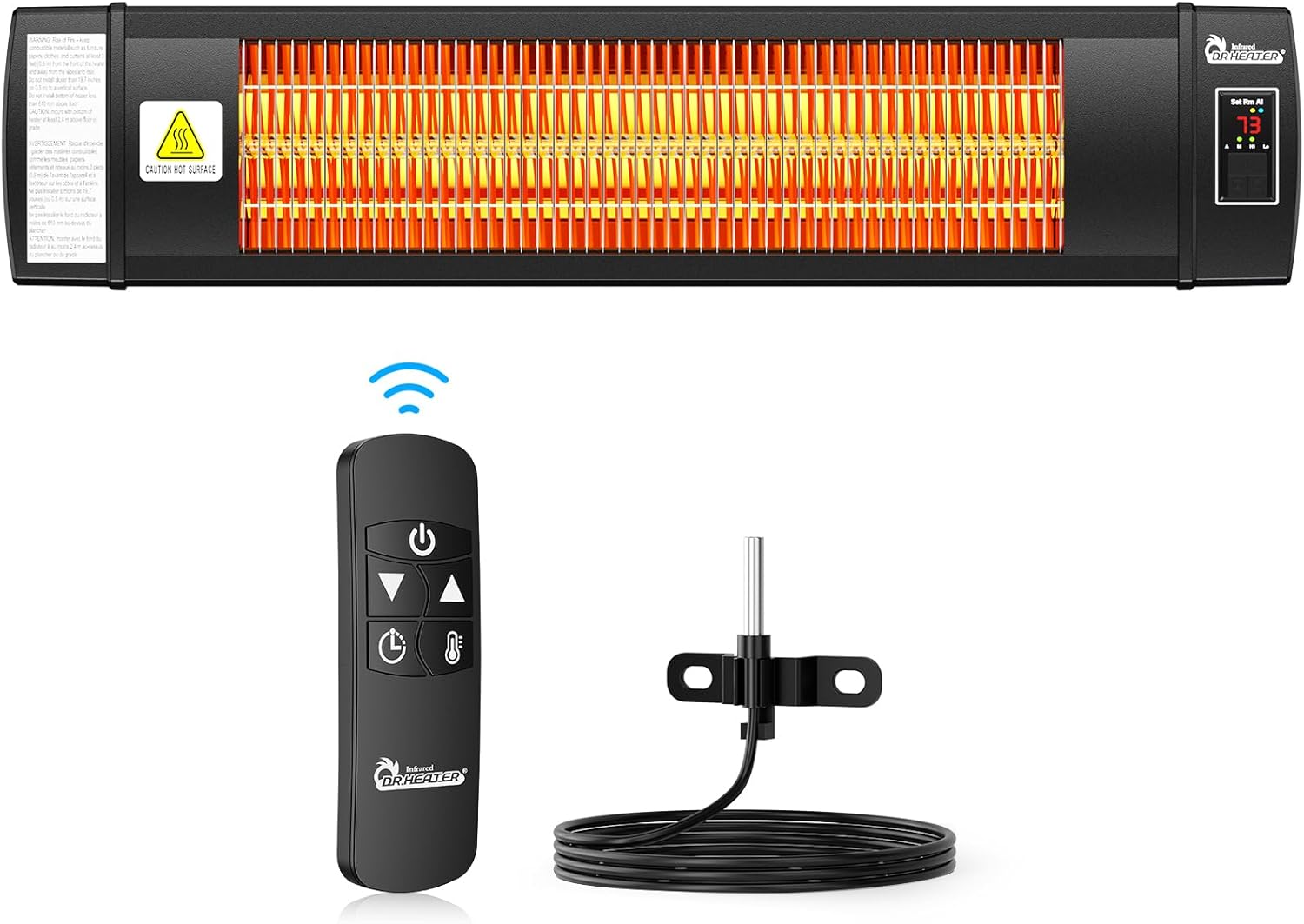 Smart Greenhouse Heater with Digital Thermostat