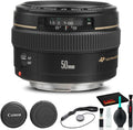 Canon EF 50mm f/1.4 USM Lens Bundle - Versatile Normal Prime
