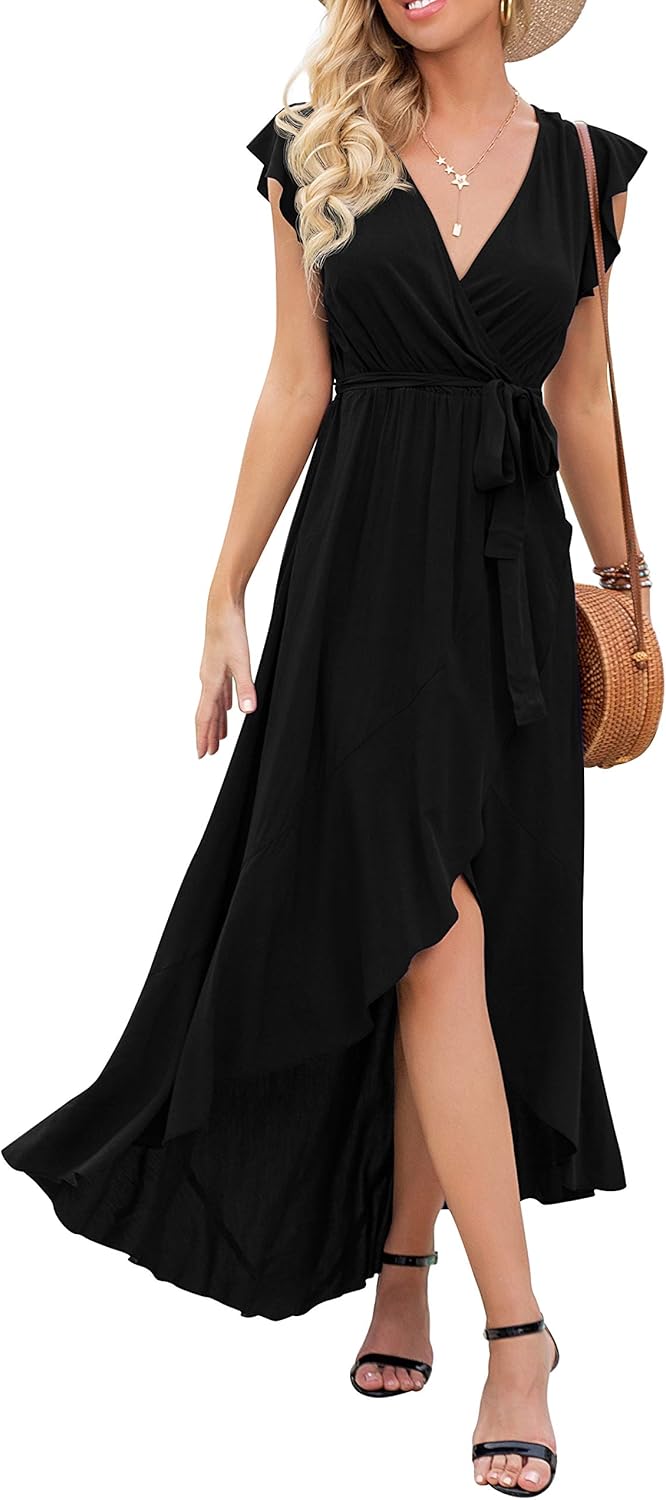 GRECERELLE Women's Boho Floral Print V-Neck Maxi Dress Review
