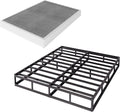 Queen Box Spring and Cover Set 5in Low Profile - Noise Free Support