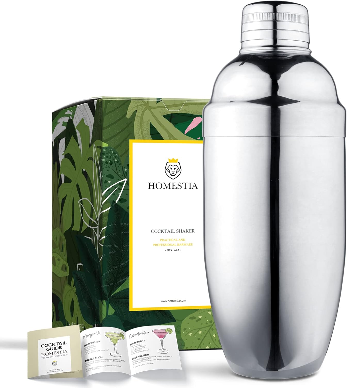 Homestia 24oz Leak Proof Cocktail Shaker
