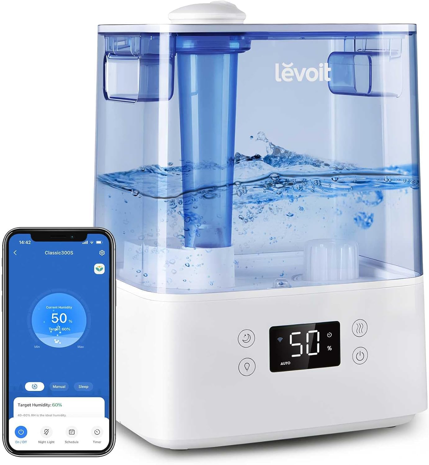 LEVOIT Classic300S Ultrasonic Smart Humidifier for Families