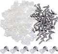 R-Type Cable Clips 100 Pack - Durable 1/4in Wire Organizers