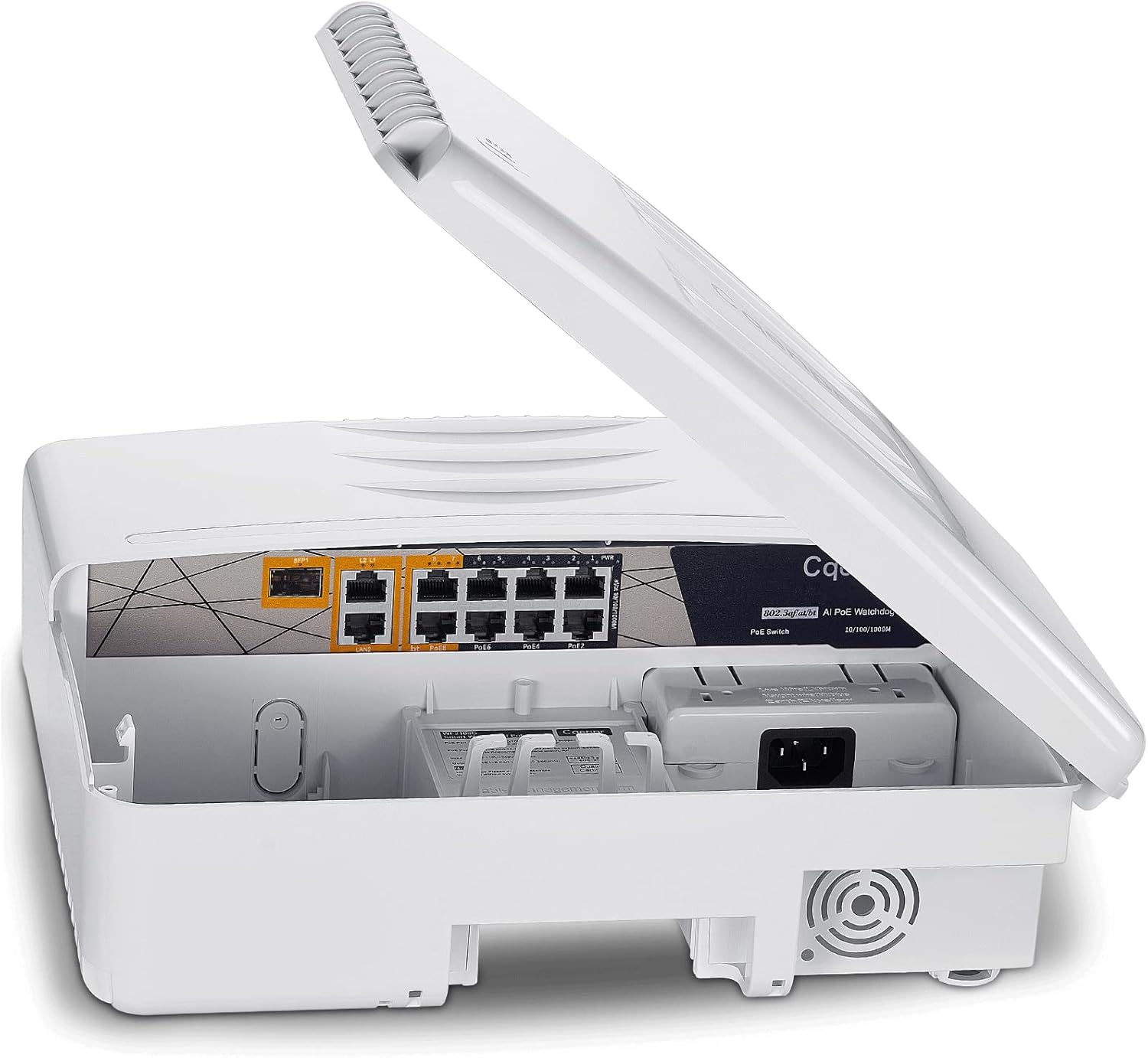 Outdoor Poe Switch with 8 Ports and High Power Output Features