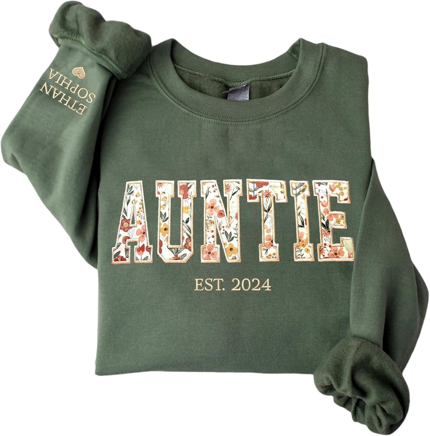 Personalized Embroidered GAMMIE Sweatshirt - Perfect Grandma Gift