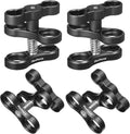 1ft Aluminum Ball Clamp Mount for Diving Light Arms - Compact 360