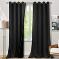 Blackout Curtains 95 in 2 Panels Set - 100% Light Blocking
