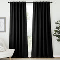 NICETOWN Halloween Black Out Curtain Panels for Bedroom - W70 x L108