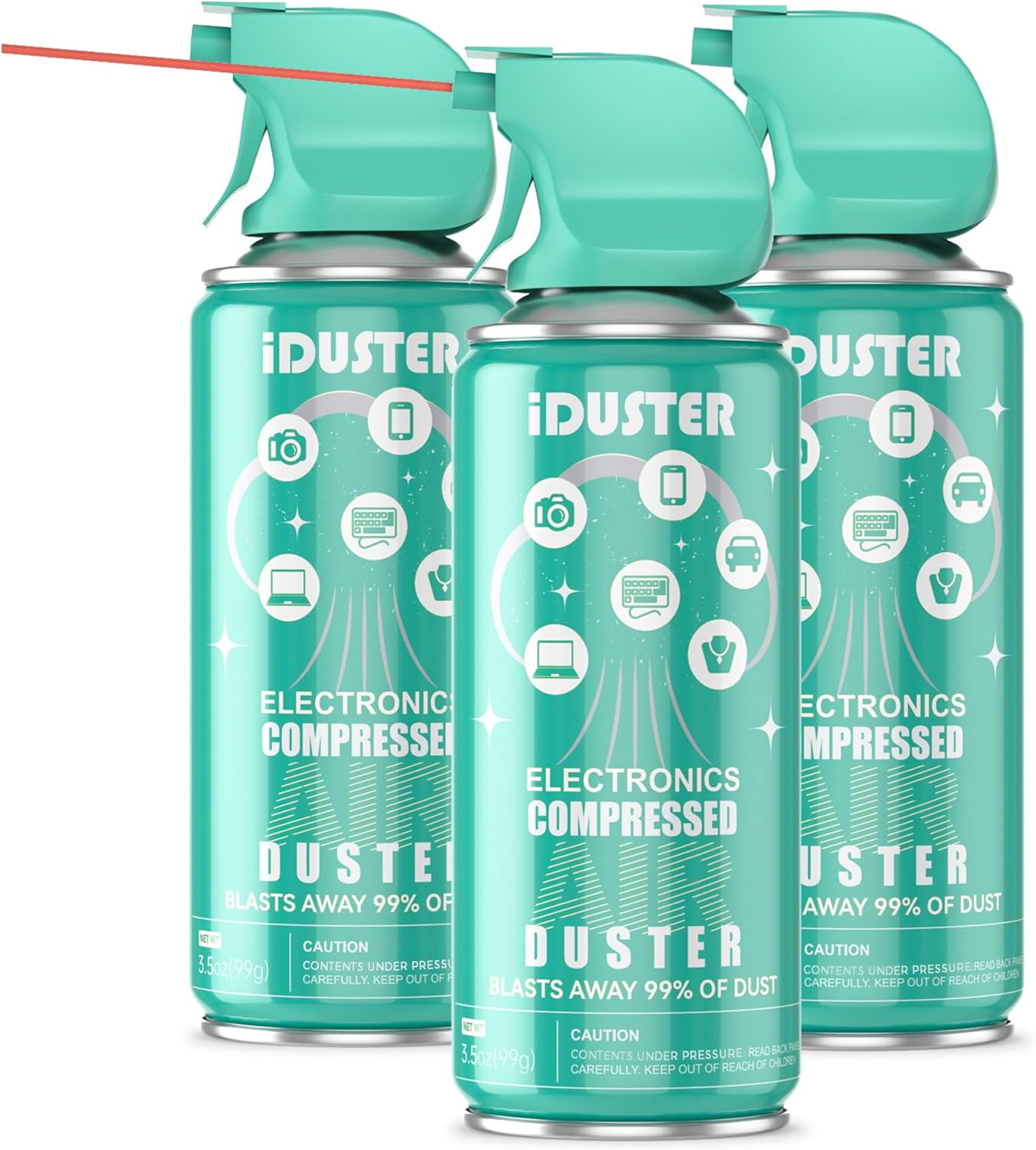 Compact iDuster 3PCS Set - Clean Electronics Easily!