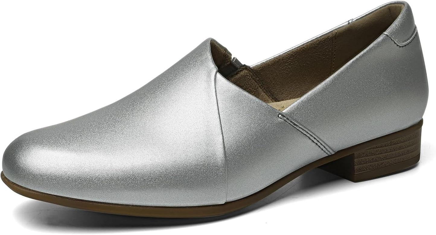 Women's Classic Comfort Leather Loafers for Everyday Work