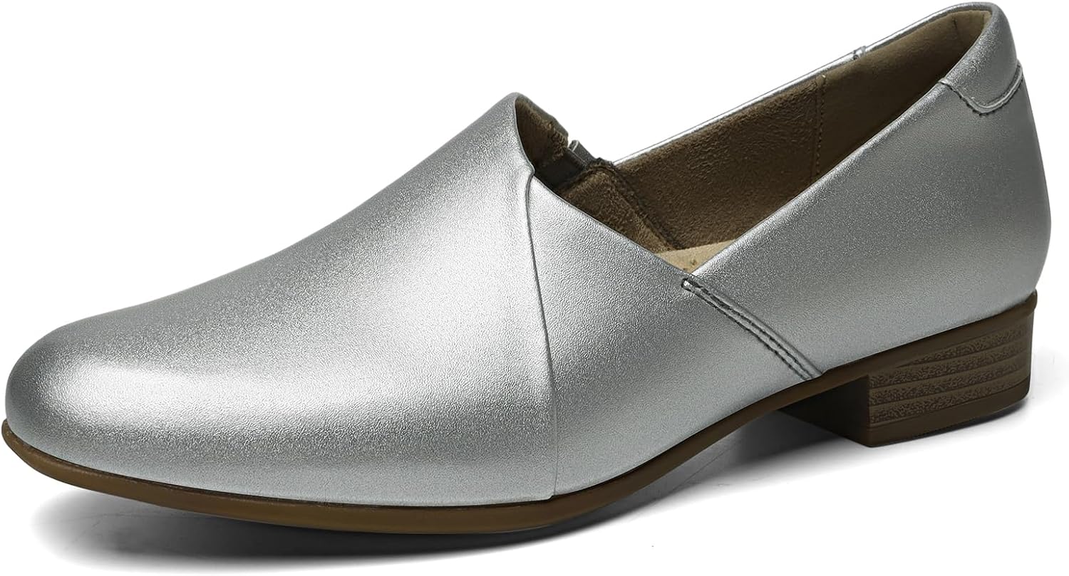 Women's Classic Comfort Leather Loafers for Everyday Work